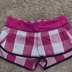 Patterned Lululemon shorts
